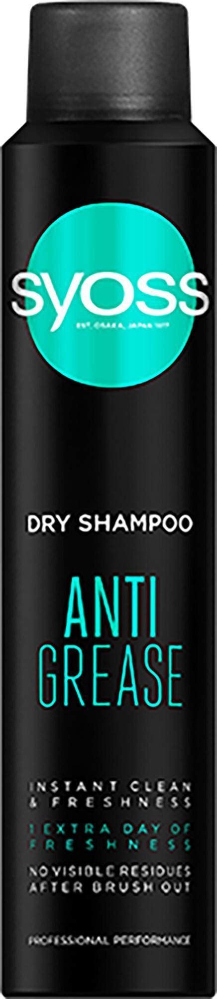 Syoss Dry Shampoo Anti Grease Ml Se Priser Nu