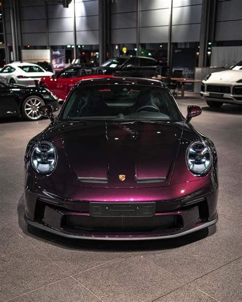 2022 Porsche 911 Gt3 Shown In A Stunning Pts Amethyst Metallic Color