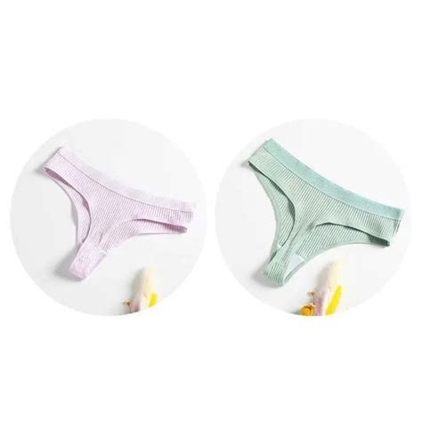 Culotte string en coton pour femme sous vêtement sexy taille basse bikini grande taille pièces