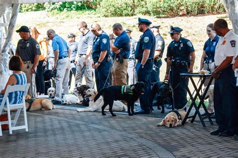 Amherst Police Hold Memorial For Comfort Dog Winston Welcome In New