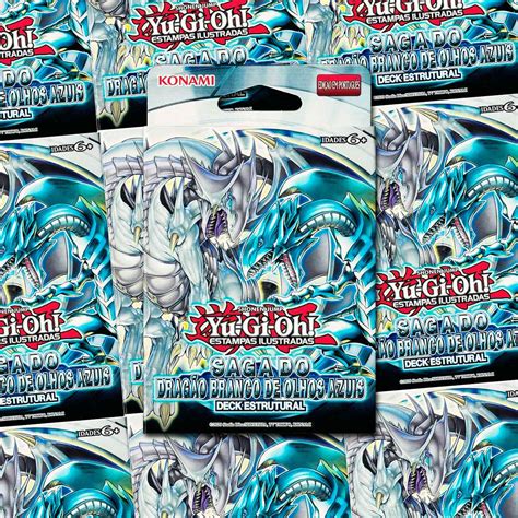 Yugioh Deck Estrutural Drag O Branco De Olhos Azuis Loja Two Head