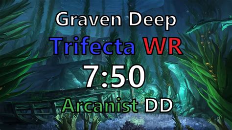 Eso Graven Deep Trifecta World Record Arcanist Dd U Youtube