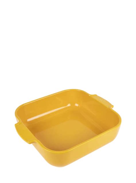 Peugeot Appolia Saffron Ceramic 2 85 Quart Square Baking Dish Walmart