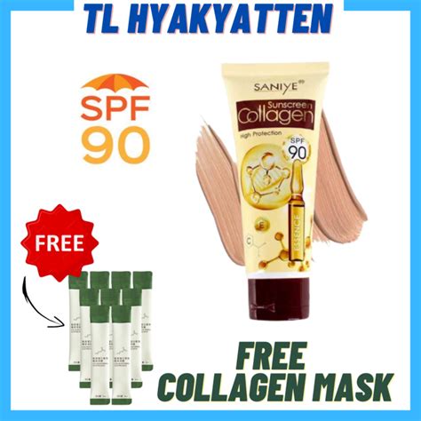 100 ORIGINAL SANIYE SUNSCREEN COLLAGEN SUN PROTECTION AND WHITENING