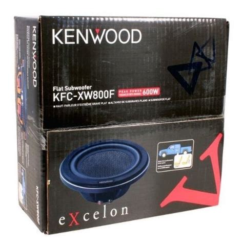 Kenwood Excelon Kfc Xw800f 600w Peak 150w Rms 8 Serie Exc Cuotas