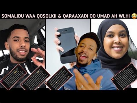 WALIGA QOF AAD JECLAYD MAKUGU TIRI QOSOL MA RABTAA SOMALI JABKOODA