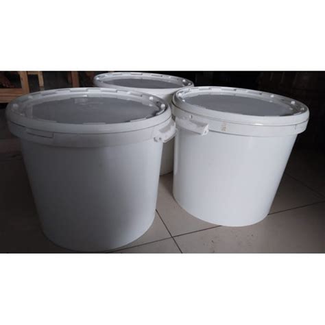 Jual Ember Putih Polos Plastik Besar 30kg Bekas Putih Ember Besar 30kg