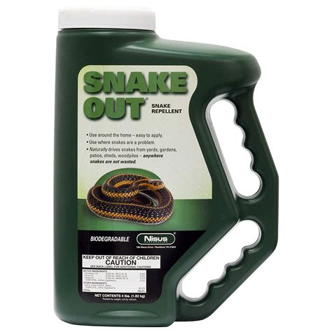 Snake Out Snake Repellent 4 Lb Container By Nisus