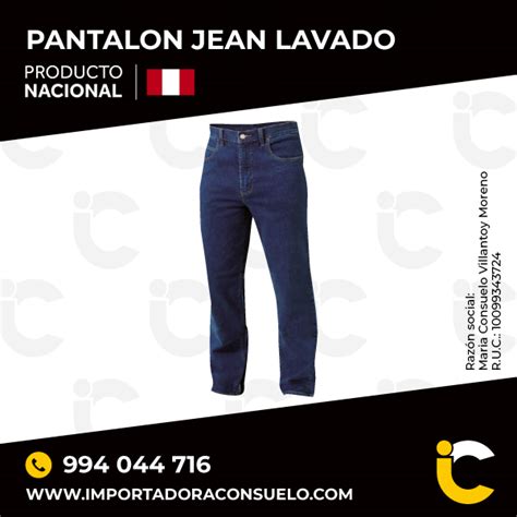 Pantal N Jean Lavado Producto Nacional