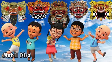 SERU UPIN IPIN DAN KAWAN KAWAN BERMAIN BARONGAN BARONG BALI BARONG