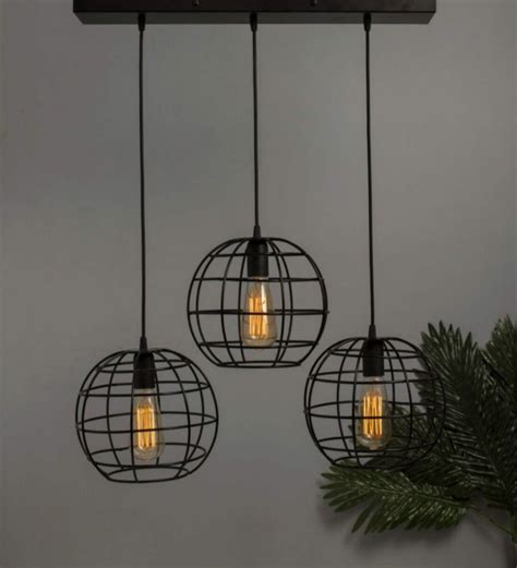 Buy Zuri Black Metal Cluster Hanging Light By Homesake At 42 OFF By