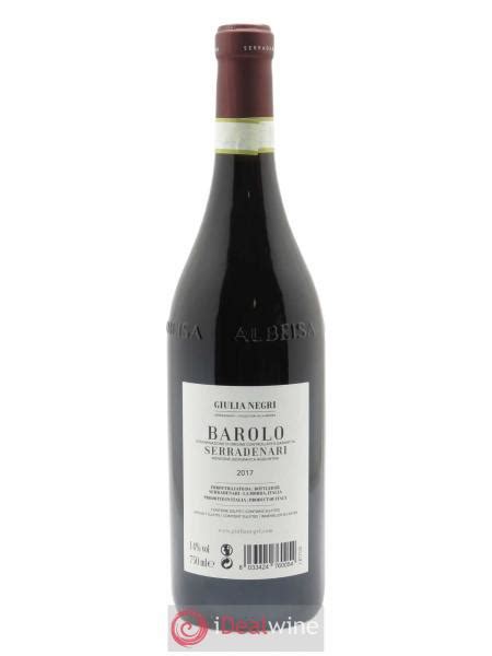 Acheter Barolo DOCG Giulia Negri Serradenari 2017 Lot B2110152 47446