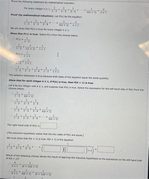 Solved Prove The Following Statement By Mathematical Chegg