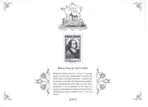 France Bloc Blaise Pascal Neuf Sans Charni Re Eur Picclick Fr