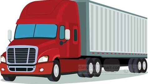 Truck Clipart-freightliner truck transportation clipart