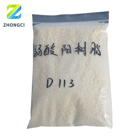 Zhongci D113 Food Grade Macroporous Weak Acid Ion Exchange Resin