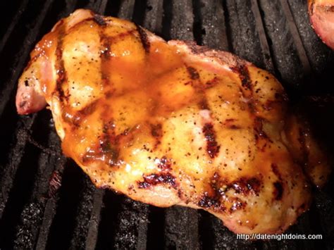 Apricot Glazed Pork Chops - Date Night Doins BBQ For Two