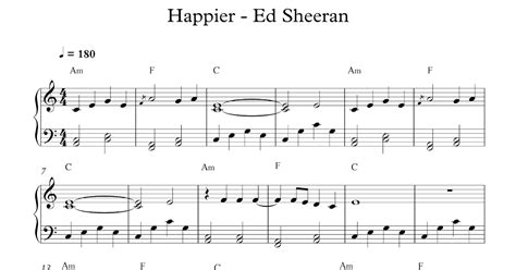 play popular music: Happier - Ed Sheeran