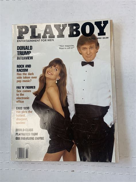 Vintage Playboy Magazine Donald Trump March 1990 Very Good Condition