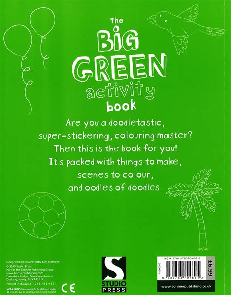 The Big Green Activity Book Sticker Activity Book Big Bad Wolf