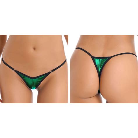 Womens Low Rise G Strings Micro Thongs Tiny Panties Underwear Bikini Briefs Ebay