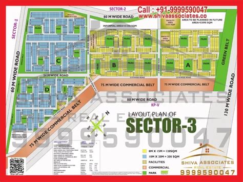 PPT Layout Plan Of Sector 3 Greater Noida HD Map Shiva Associates