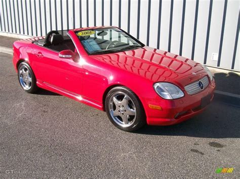 2001 Magma Red Mercedes Benz Slk 230 Kompressor Roadster 1085862