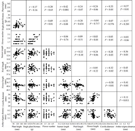 Variation Of Plant Height Single Plant And Flower Biomass Floral