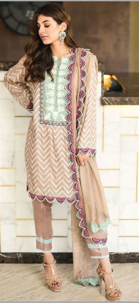 Pakistani Winter Dresses Stylish Suit Tunic Tops Suits Women