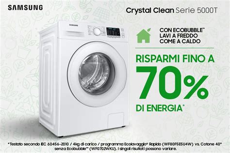 Samsung Lavatrice 11 Kg Classe A Profondità 60 cm Centrifuga 1400 giri