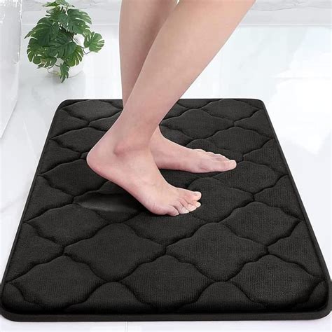 Homaxy Tapis De Bain Antiderapant Tapis Salle De Bain En Mousse