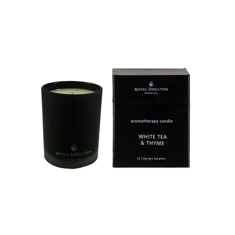 White Tea And Thyme Candle Royal Doulton Fragrances