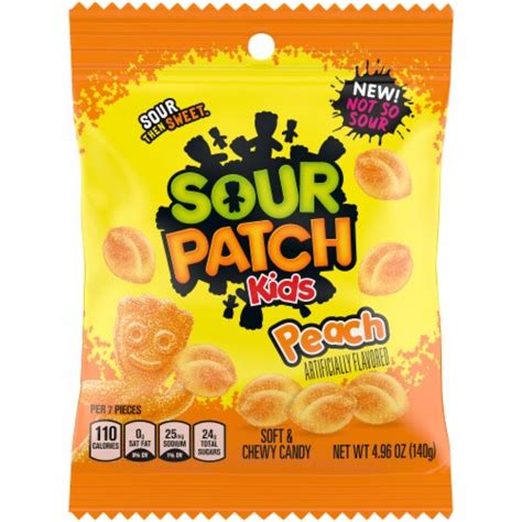 Sour Patch Kids Peach Soft And Chewy Candy 5 Oz Smiths Food And Drug