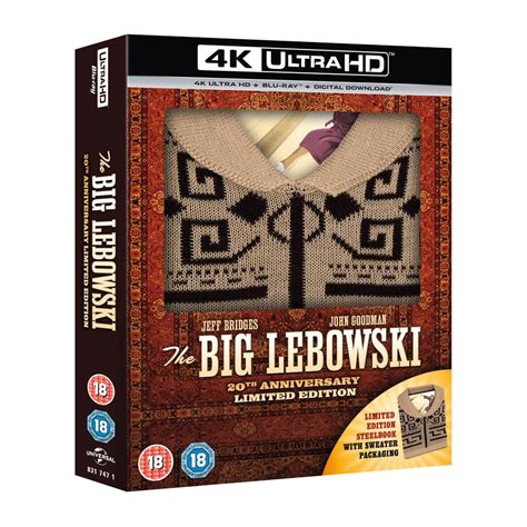 The Big Lebowski 25th Anniversary 4k 2d Blu Ray Steelbook