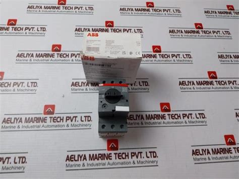 Abb Ms132-6.3 Manual Motor Starter - Aeliya Marine