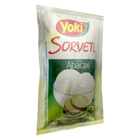 P Para Sorvete Yoki G Abacaxi Shimodinha Supermercado