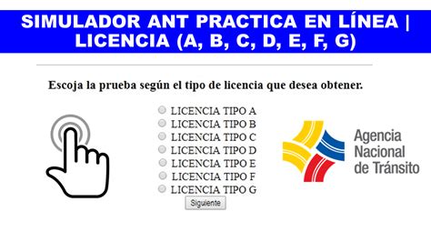 Simulador Para Renovar Licencia Tipo B