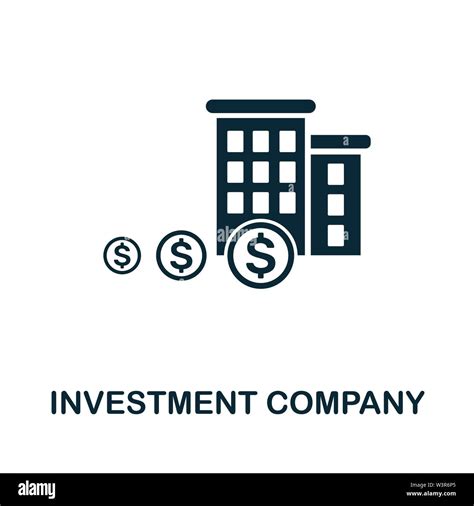 Investment Company Vector Icon Symbol Creative Sign From Investment Icons Collection Filled