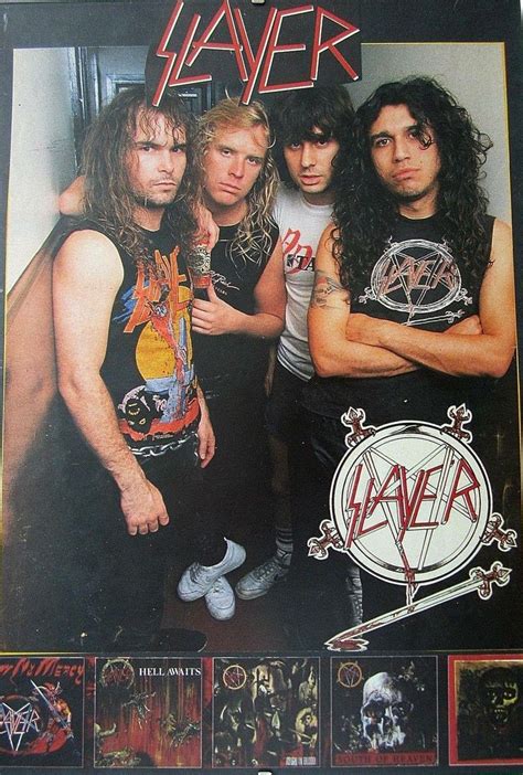 Slayer Slayer Band Glam Rock Bands Heavy Metal Bands