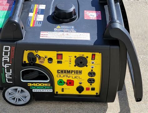 Champion 100263 3400watt Dual Fuel Inverter Generator Single Phase 258amp Ac 850878006570 Ebay