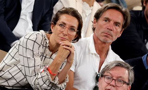 Photo Anne Claire Coudray Et Son Compagnon Nicolas Vix En Tribune