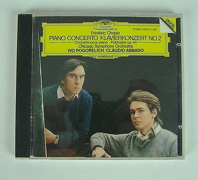 Chopin Piano Concerto No 2 Polonaise Chicago Symph W Abbado