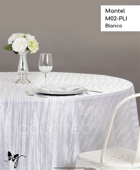 Mantel M Pli Blanco Manteler A Gourmet