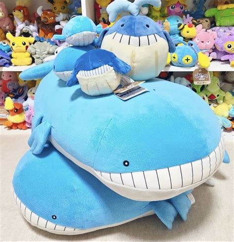 Pokemon Center Wailmer Wailord Plushies Collection