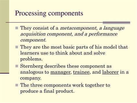 PPT - Sternberg's triarchic theory of intelligence PowerPoint Presentation - ID:5797115