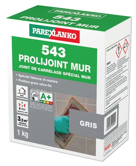 Parexlanko Joint Carrelage Fin Prolijoint M Kg Gris R F