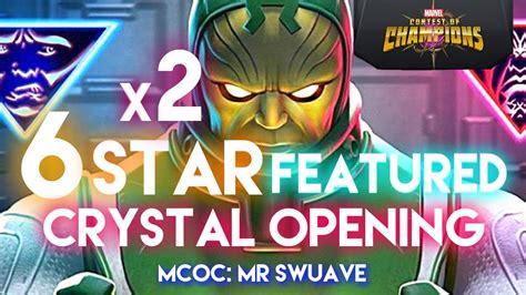 X2 6star Featured Crystal Opening Mcoc Youtube