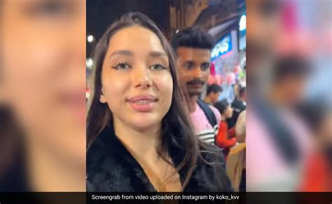 Video Russian YouTuber Koko In India Harassed By Man At Delhi S