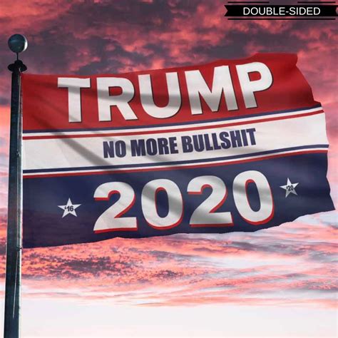 Free Download Keep America Great Flag Trump No More Bullsht 2020 Flag