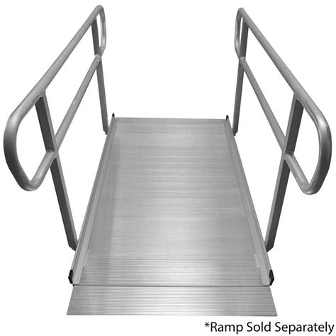 Titan Ramps Handrails For 6 Wheelchair Entry Ramp Mobility Mart